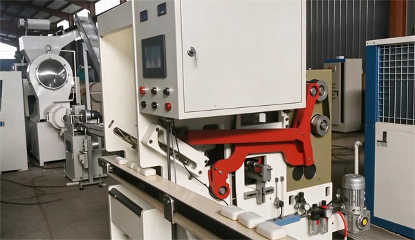 1 die 3 automatic soap stamping press machine, PLC controlled soap embossing equipment for bar soap branding