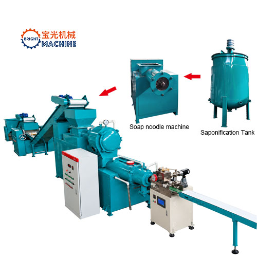 Semi Automatic Laundry Soap Saponification Plant and Machinery Production Line
