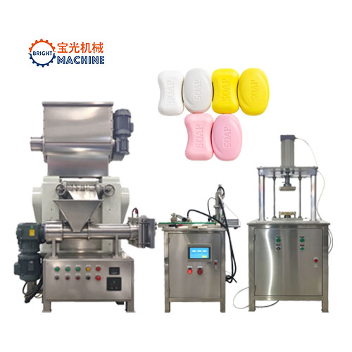 Small Scale Automatic Toilet Soap Making Machine 50-150 kg/h Production Line