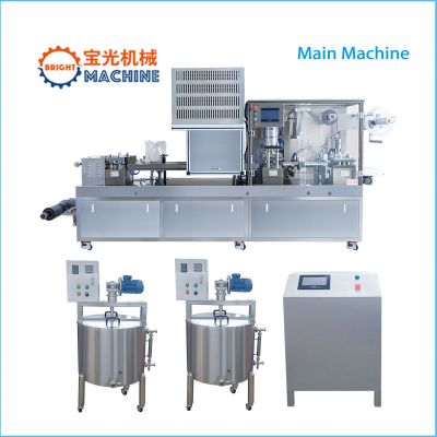Automatic eye/mouth mask blister filling packing machine 