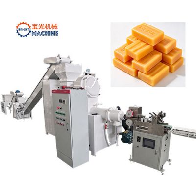 High Output 1000-2000kg/h Fully Automatic Laundry Soap Making Machine Line