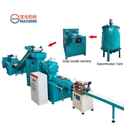 Semi Automatic Laundry Soap Saponification Plant and Machinery Production Line